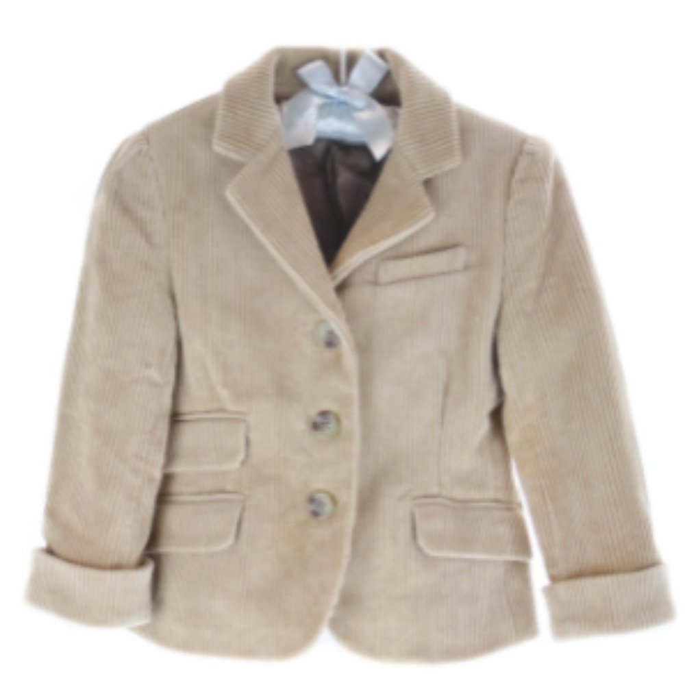 RALPH LAUREN TAN CORDUROY JACKET KIDS SIZE 3Y